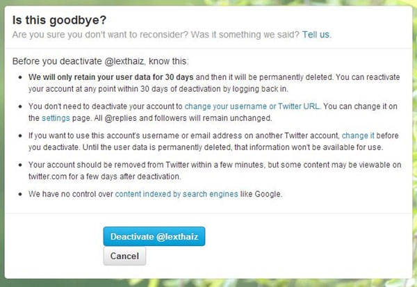 Instructions for deleting and locking accounts on Facebook, Twitter and Google+ Picture 7