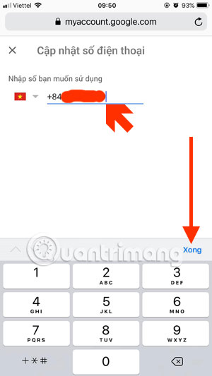 Instructions for deleting, changing, adding phone numbers in Gmail Picture 18