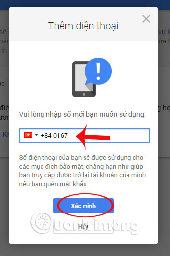 Instructions for deleting, changing, adding phone numbers in Gmail Picture 4