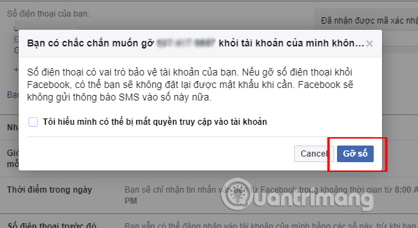 Instructions for deleting Facebook phone numbers Picture 13