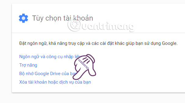 Instructions for deleting Google accounts permanently Picture 2