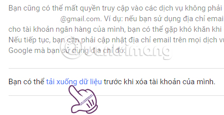Instructions for deleting Google accounts permanently Picture 5
