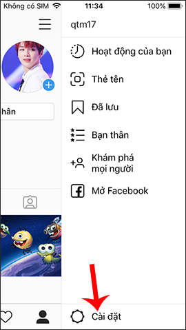 Instructions for deleting Instagram search history Picture 2