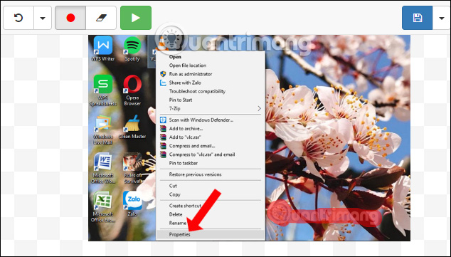 Instructions for deleting logos on photos Picture 13
