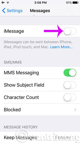 Instructions for deleting personal data on iPhone Picture 2