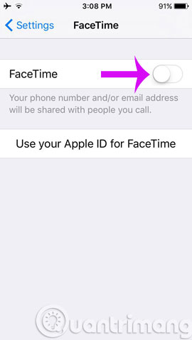 Instructions for deleting personal data on iPhone Picture 3