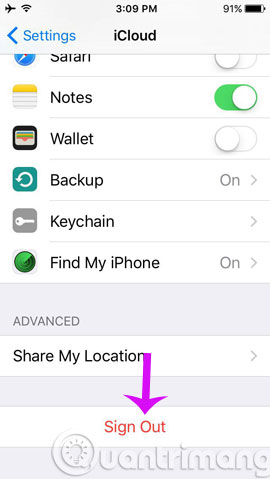 Instructions for deleting personal data on iPhone Picture 4