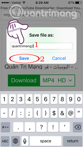 Instructions for downloading Facebook videos on iOS and Android phones Picture 12
