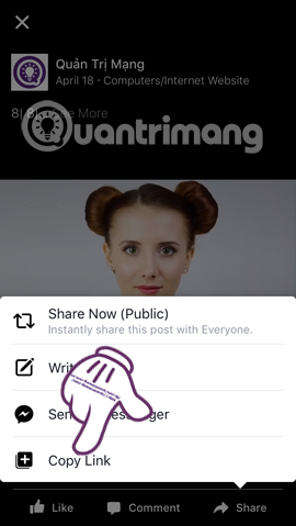 Instructions for downloading Facebook videos on iOS and Android phones Picture 5