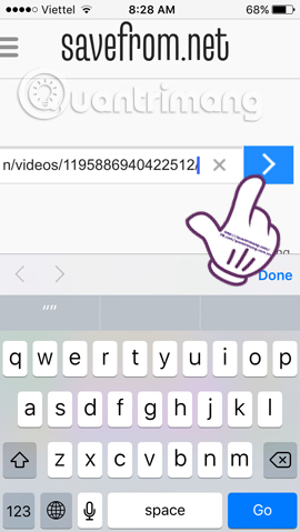 Instructions for downloading Facebook videos on iOS and Android phones Picture 8