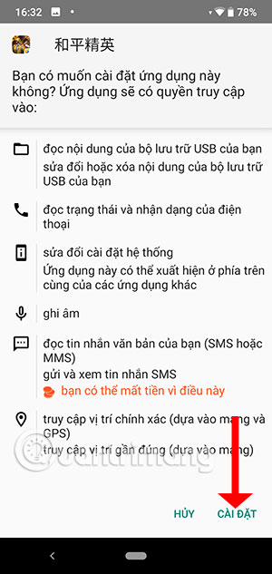 Instructions for downloading Game For Peace on the phone Picture 15