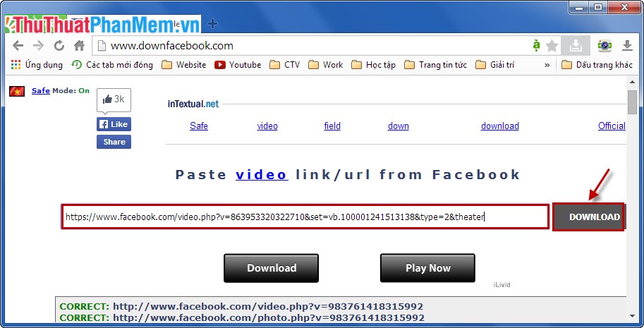Instructions for downloading videos on Facebook Picture 7
