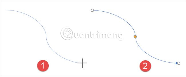 Instructions for drawing arrows in Microsoft Word Picture 13