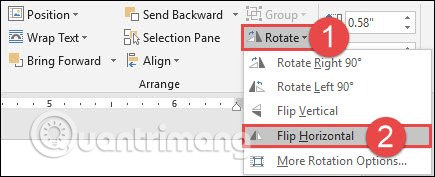 Instructions for drawing arrows in Microsoft Word Picture 8