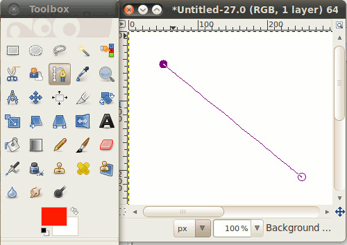 Instructions for drawing arrows with Gimp Picture 3