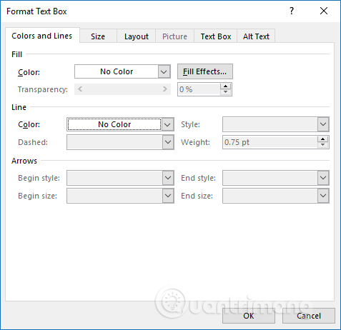 Instructions for drawing straight lines in Word Picture 8