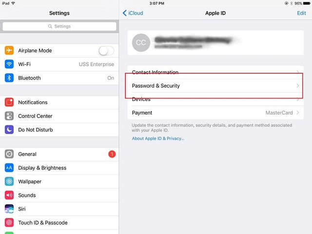 Instructions for enabling 2-layer authentication for iCloud on Apple devices Picture 2