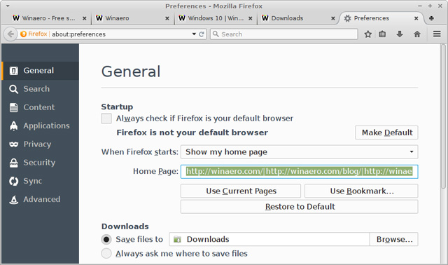 Instructions for fast copying URLs of open tabs in Firefox browser Picture 1