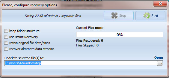 Instructions for finding and recovering deleted data Picture 13