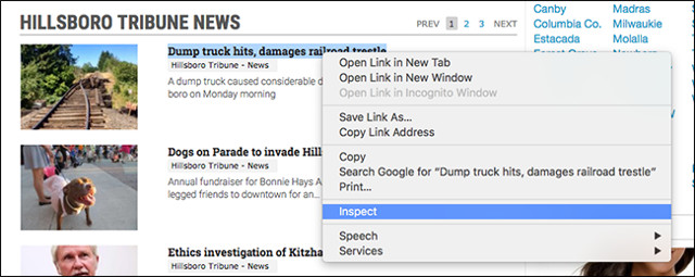 Instructions for finding or creating an RSS feed for a website Picture 3