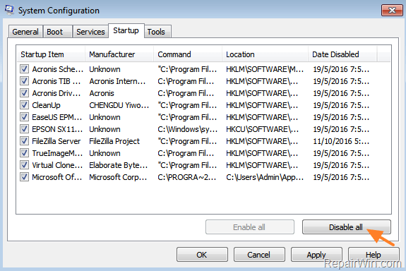 Instructions for fixing blue screen error PAGE FAULT IN NONPAGED AREA or STOP 0x00000050 Picture 10