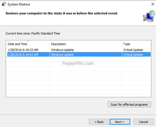 Instructions for fixing errors Start Menu and Cortana do not work on Windows 10 Picture 7