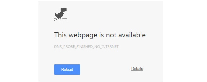 Instructions for fixing errors without network connection on Chrome browser Picture 1