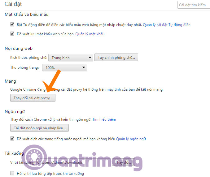 Instructions for fixing errors without network connection on Chrome browser Picture 11