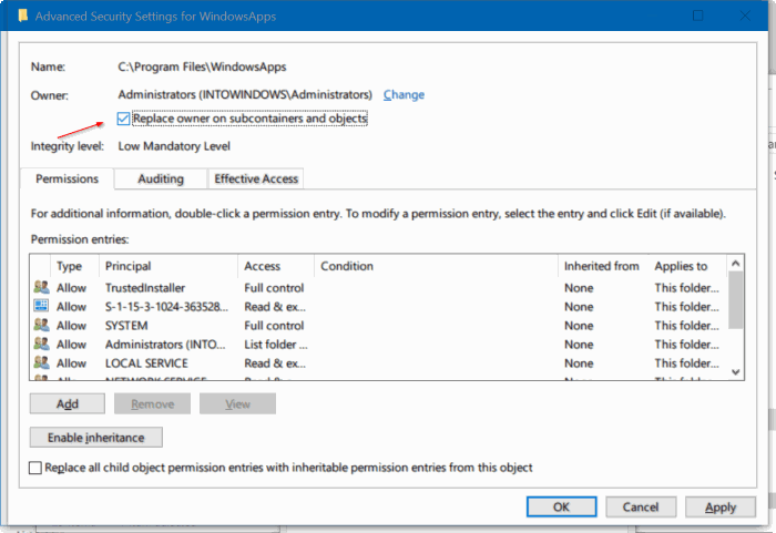 Instructions for fixing errors: 'You Have Been Denied Permission To Access This Folder' on Windows 10 Picture 6