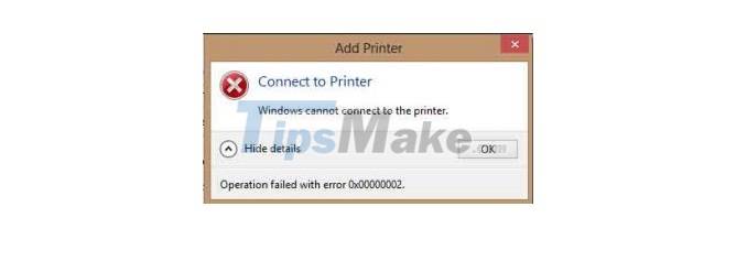 Instructions for fixing the error 'Windows cannot connect to the printer' Picture 1