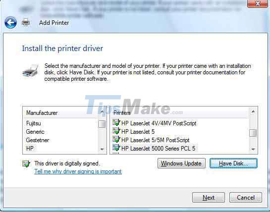 hp wireless printer driver failed to install