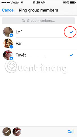 Instructions for free group calling on Facebook Messenger Picture 5
