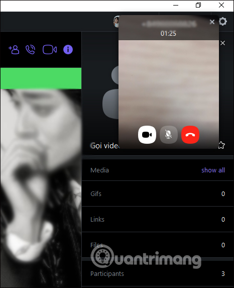 Instructions for group video calling on Viber Picture 4