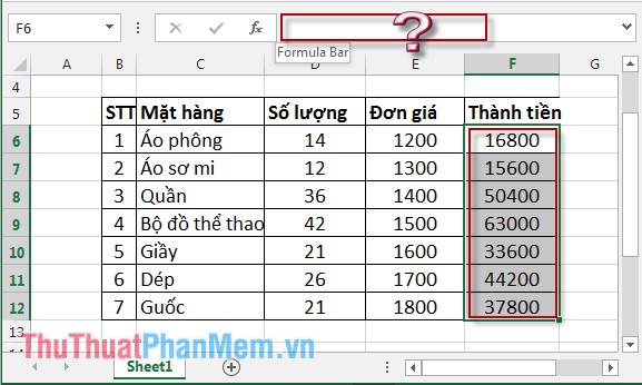 Instructions for hiding formulas in Excel Picture 9