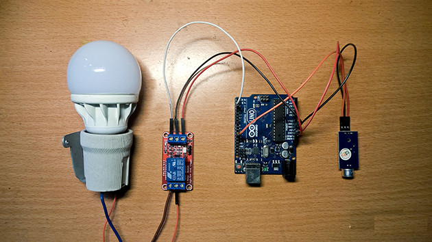 Instructions for homemade readers to clap the device to turn on the lamp / fan very simply Picture 11