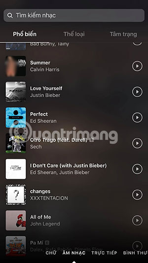 Instructions for inserting lyrics into your News on Instagram Picture 3