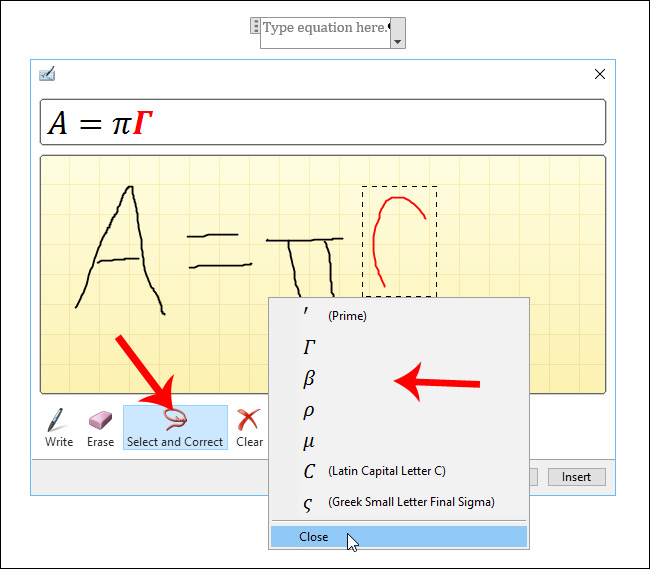 Instructions For Inserting Math Formulas In Word 2016 9307