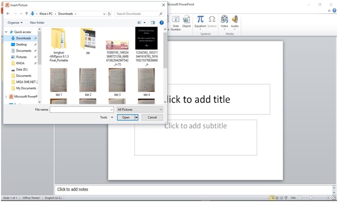 Instructions for inserting Pictures and Clip Art in PowerPoint Picture 3