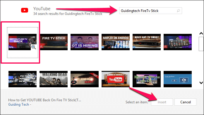 Instructions for inserting Youtube videos into PowerPoint Picture 2