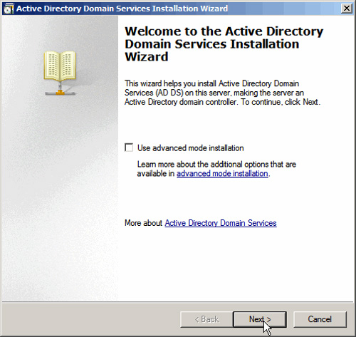 Instructions for installing Active Directory on Windows Server 2008 Picture 12