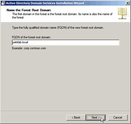 Instructions for installing Active Directory on Windows Server 2008 Picture 15