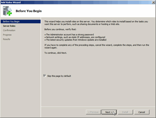 Instructions for installing Active Directory on Windows Server 2008 Picture 2