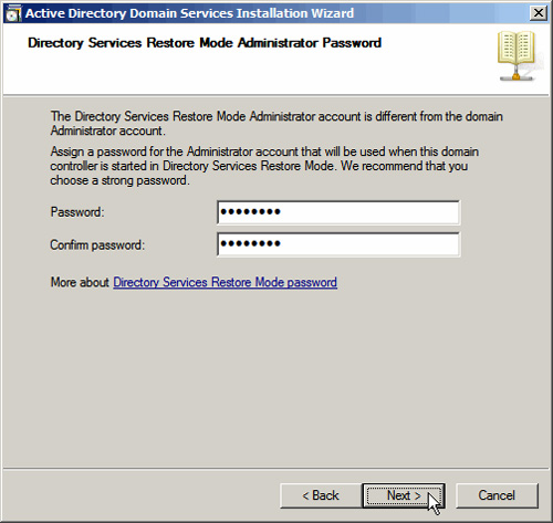 Instructions for installing Active Directory on Windows Server 2008 Picture 24
