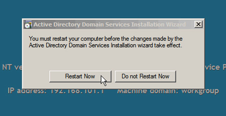 Instructions for installing Active Directory on Windows Server 2008 Picture 28