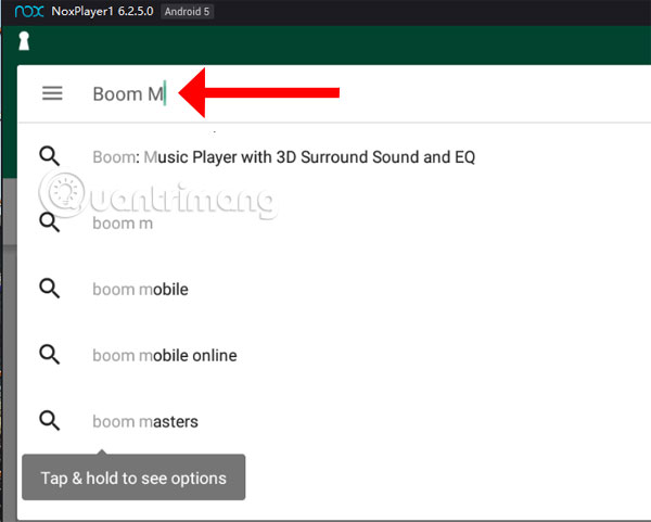 Instructions for installing and playing Boom Mobile on your computer Picture 2