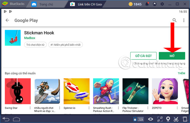 Instructions for installing and playing Stickman Hook on your computer Picture 5