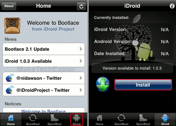 Instructions for installing and using Android OS on iPhone 2G / 3G Picture 11
