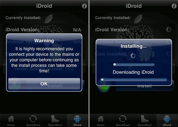 Instructions for installing and using Android OS on iPhone 2G / 3G Picture 12