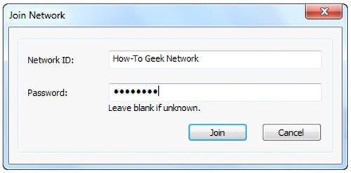 Instructions for installing and using LogMeIn Hamachi access computers anywhere Picture 5