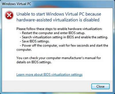 Instructions for installing and using XP Mode on Windows 7 Picture 2